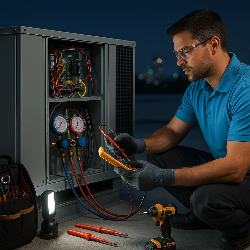 Call Heating & Air Conditioner Pros 24/7 emergency hvac repair service services - Lampe