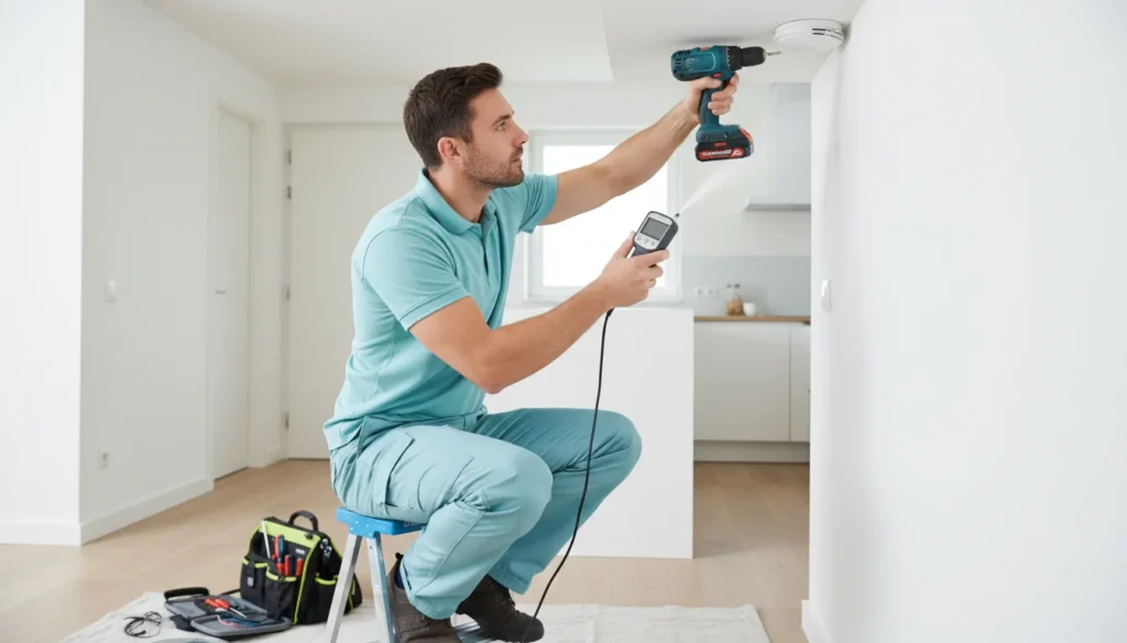 Call Heating & Air Conditioner Pros carbon monoxide detector installation and testing services - Lampe