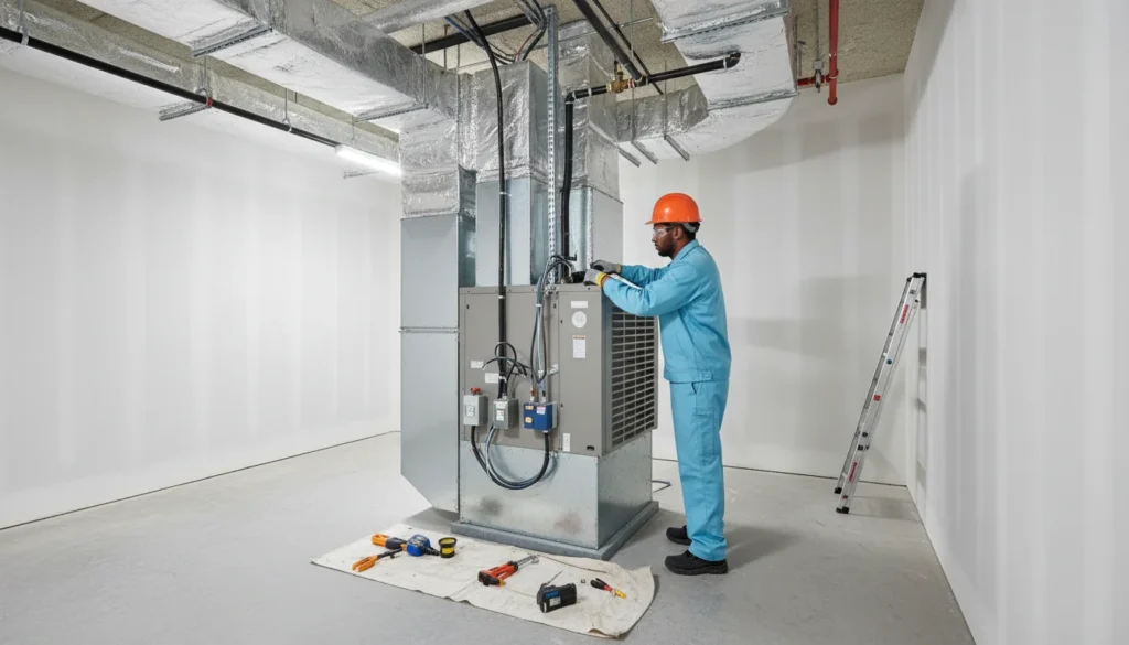 Call Heating & Air Conditioner Pros central air conditioning installation service services - Lampe