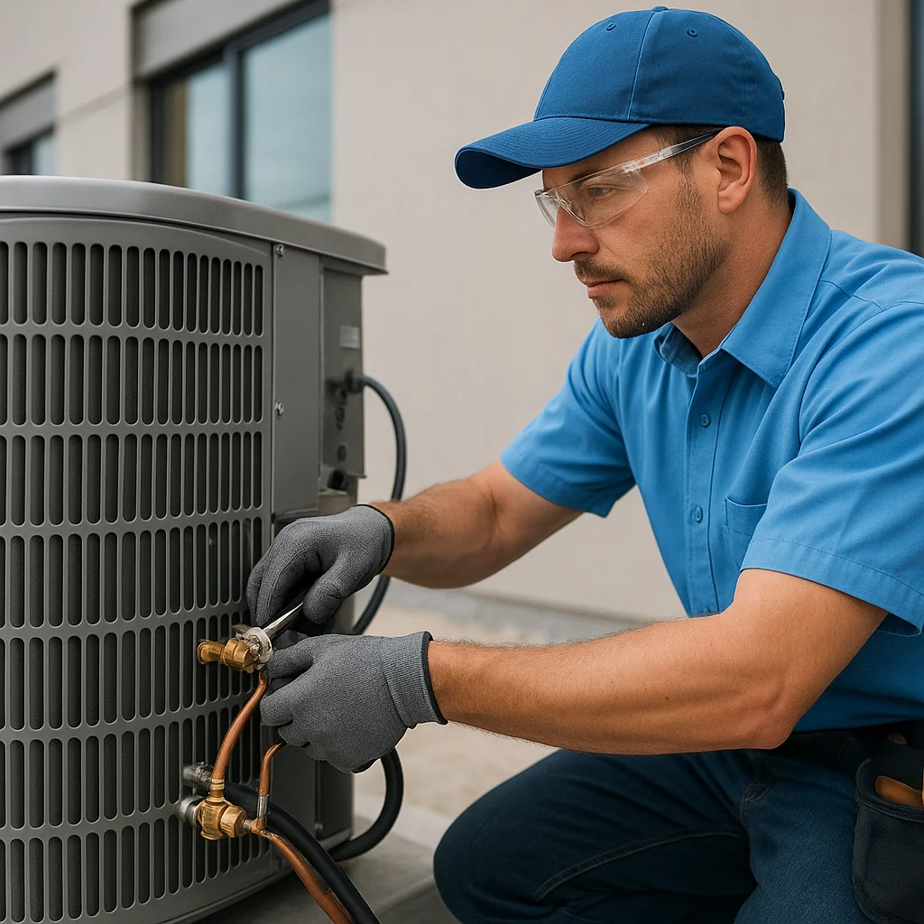 Call Heating & Air Conditioner Pros central air conditioning replacement service services - Lampe