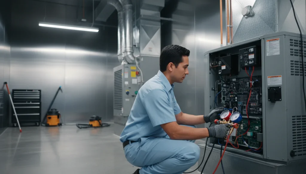 Call Heating & Air Conditioner Pros full system hvac tune up service services - Lampe