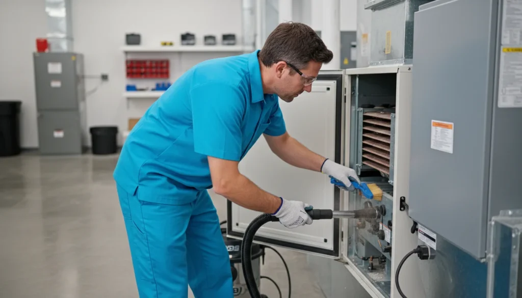 Call Heating & Air Conditioner Pros furnace maintenance service services - Lampe