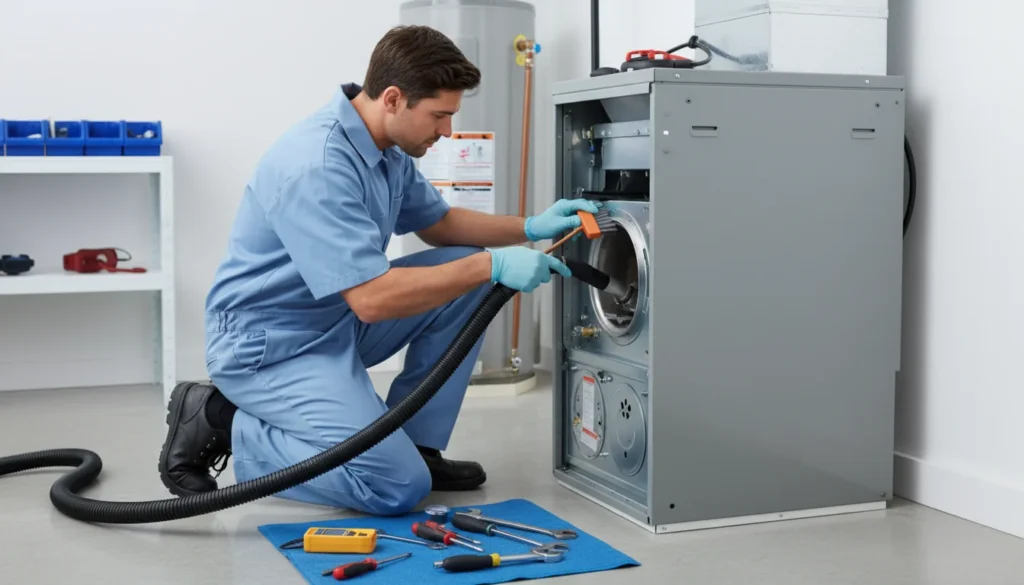 Call Heating & Air Conditioner Pros furnace tune up and cleaning service services - Lampe