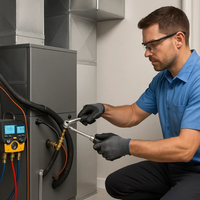 Hybrid Heat Pump and Furnace System Installation