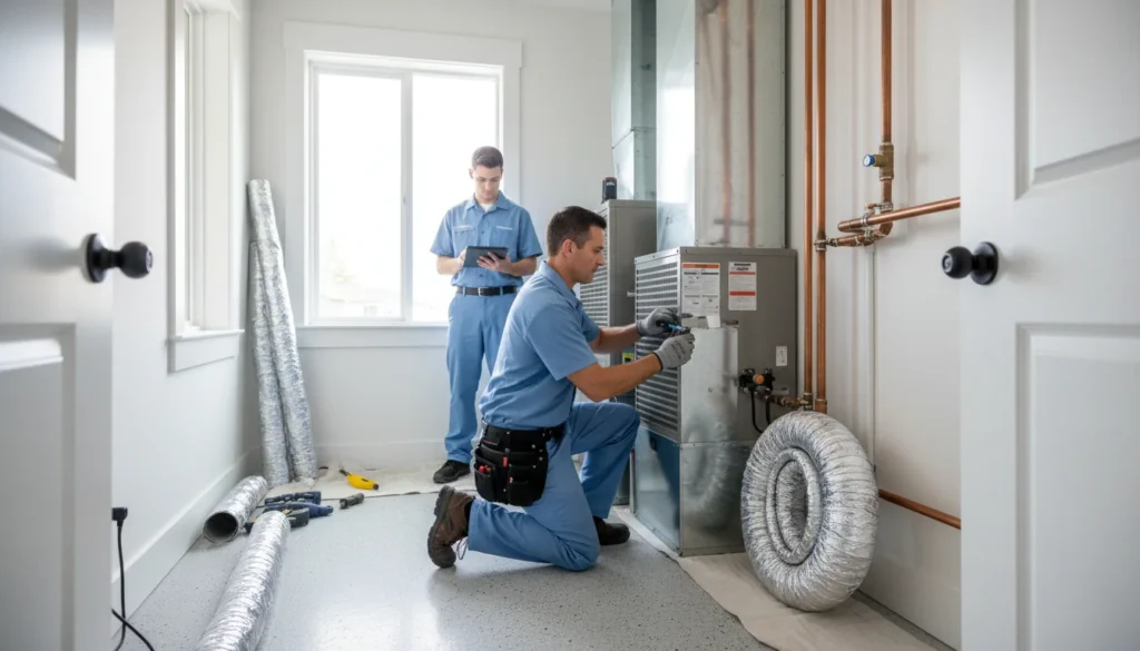 Call Heating & Air Conditioner Pros residential hvac installation service services - Lampe
