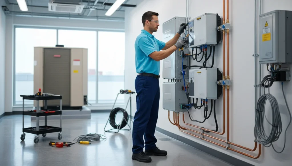 Call Heating & Air Conditioner Pros vrf multi zone hvac system installation services - Lampe